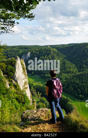 Donautal (Danube valley), Naturpark (nature reserve) Obere Donau, Schwäbische Alb, Donaubergland, Baden-Württemberg, Germany