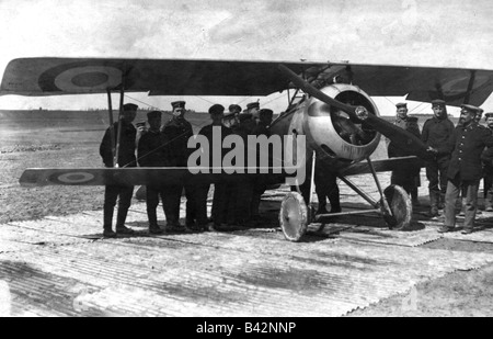 Events, First World War Wwi, Aerial Warfare, Airfield Of A German 