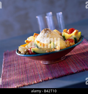 Quickly made vegetable couscous Stock Photo - Alamy