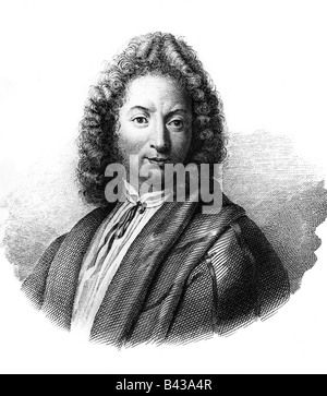 Corelli, Arcangelo, 17.2.1653 - 8.1.1713, Italian composer and violinist, portrait, steel engraving by Carlo Silvestri (1821 - 1883), , Artist's Copyright has not to be cleared Stock Photo