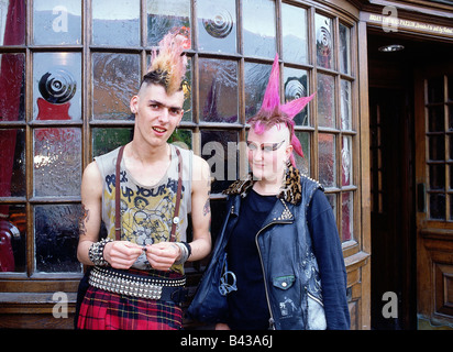 1980s 80s punk fashion punks fashions Kings Road Chelsea 
