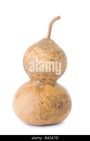Bottle gourd isolated on a white background Stock Photo