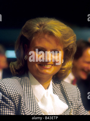 Kohl, Helmut, * 3.4.1930, German politician (CDU), his wife Hannelore, portrait, early 1980s, Stock Photo