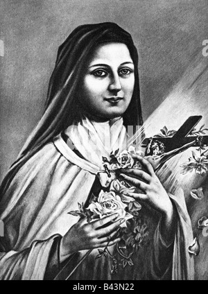 Therese de Lisieux (The Little Flower of Jesus), 2.1.1873 - 30.9.1897 ...