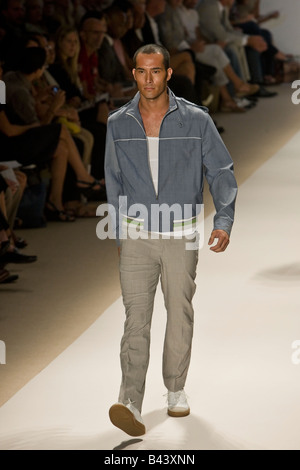 Perry Ellis presents Spring &  Summer 2009 Mens ready to wear collectio Stock Photo