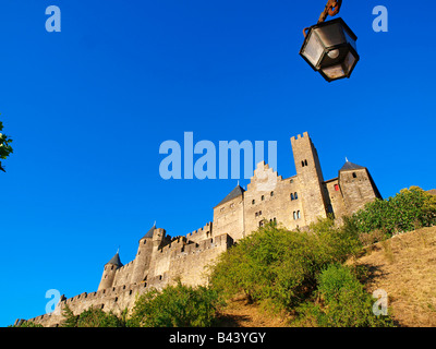 medieval fortified city Carcassonne, France Stock Photo