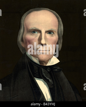 Henry Clay, American Statesman in the 1800's (1777-1852) Stock Photo