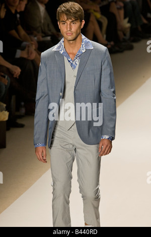 Perry Ellis presents Spring &  Summer 2009 Mens ready to wear collectio Stock Photo