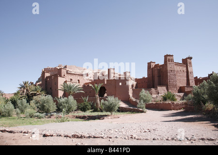 Village or kasbah in Morocco, Ait Benhaddou, North Africa Stock Photo