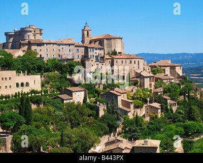 city view of Gordes, Provence, Frankreich Stock Photo
