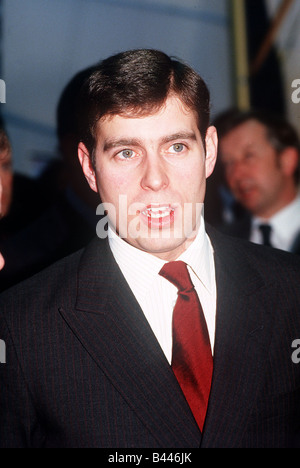 Prince Andrew at the Boat Show in Crystal Palace March 1986 Stock Photo