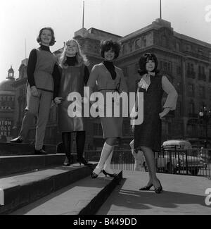 Teenage Fashion in the sixties Stock Photo