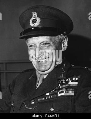 Field Marshall Montgomery of Alemein WW2 second world war general of ...