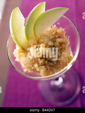 Granny Smith apple sorbet Stock Photo