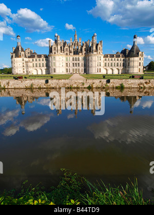 Loire castle, Chateau de Chambord, France Stock Photo