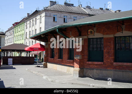 Round market building in plac Nowy in the Kazimierz district of Cracow. Stock Photo