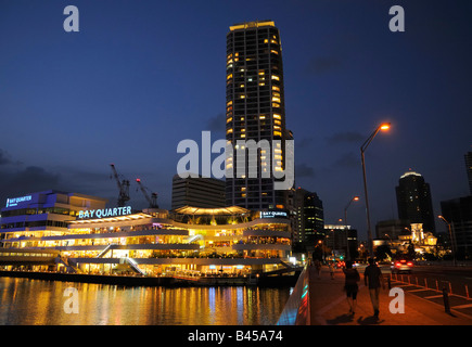 Yokohama Bayquarter at night, Yokohama JP Stock Photo