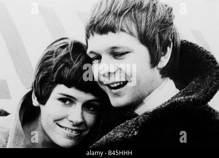 Bonney, Graham, * 2.6.1943, British singer, with Mary Roos, 1967, Stock Photo