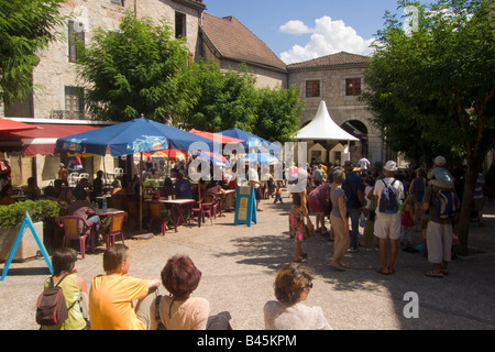 African music and arts festival, Africajarc, Cajarc, 46, Lot, Quercy, France, Europe Stock Photo