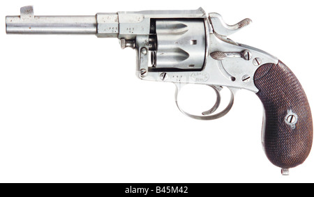 weapons/arms, firearms, revolver, Reichsrevolver, typ 1883, caliber 10,6 mm, manufactured in Suhl, Germany, Stock Photo