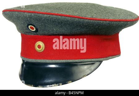 military, uniforms, Germany, peaked cap for infantry officers, typ 1910, Baden, 20th century, , Stock Photo