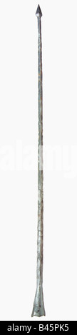 weapons/arms, polearms, javelins, Roman pilum, spearhead, circa 1st century AD, ancient world, weapon, javelin, spear, , Stock Photo