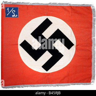 Nazism/National Socialism, organisations, Storm Troops, flag, 1920/1930s, 20s/30s, Nazi Germany, Third Reich, Sturmabteilung, SA, , Stock Photo