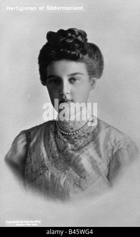 Maria Pavlovna, 6.4.1890 - 13.12.1958, Duchess of Sudermannia 1908 - 1914, portrait, picture postcard, Sweden, circa 1910, Grand Duchess of Russia, Romanov, 20th century, Mary, , Stock Photo