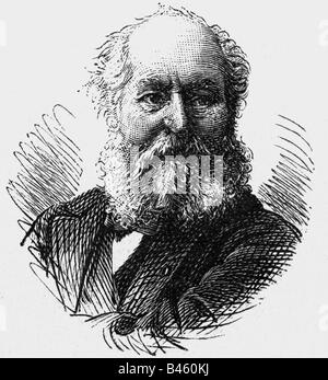 Gounod, Charles, 17.6.1818 - 17.10.1893, French composer, portrait, wood engraving, 19th century, , Stock Photo