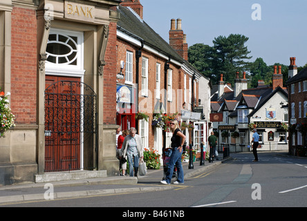 Town centre, Market Bosworth, Leicestershire, England, UK Stock Photo ...