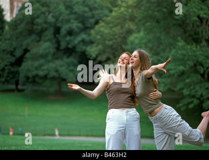 Girls having fun at home. Two young female friends, best friends, laughing  and posing for photos. People, friendship, lifestyle concept. Stock Photo |  Adobe Stock