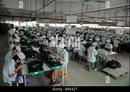 A factory manufactures Mcdonald's Toys in Dongguan, Guangdong, China. 19-Sep-2008 Stock Photo