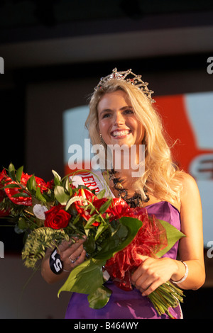 Laura Coleman winner Miss England Final 2008 Stock Photo