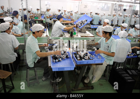 A factory manufactures Mcdonald's Toys in Dongguan, Guangdong, China. 19-Sep-2008 Stock Photo