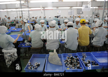 A factory manufactures Mcdonald's Toys in Dongguan, Guangdong, China. 19-Sep-2008 Stock Photo