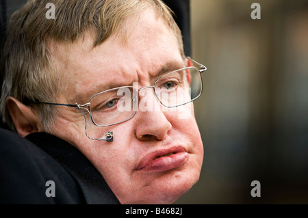 Stephen William Hawking CH CBE FRS FRSA Stock Photo