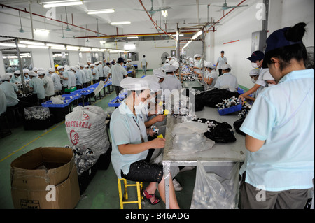 A factory manufactures Mcdonald's Toys in Dongguan, Guangdong, China. 19-Sep-2008 Stock Photo