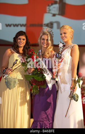 Laura Coleman winner Miss England Final 2008 Stock Photo