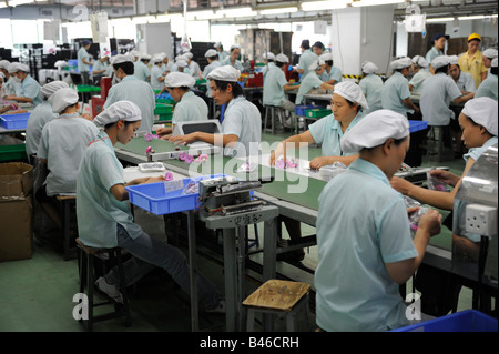 A factory manufactures Mcdonald's Toys in Dongguan, Guangdong, China. 19-Sep-2008 Stock Photo