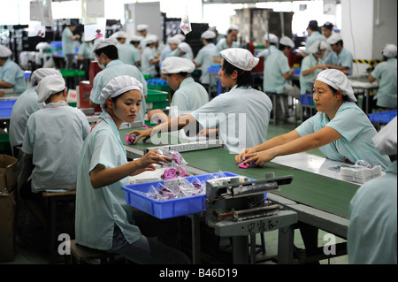 A factory manufactures Mcdonald's Toys in Dongguan, Guangdong, China. 19-Sep-2008 Stock Photo