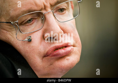 Stephen William Hawking CH CBE FRS FRSA Stock Photo