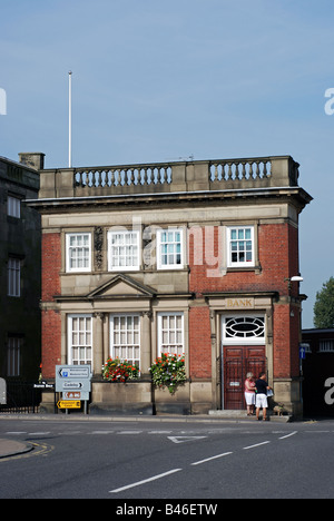 Bank building in Market Place, Market Bosworth, Leicestershire, England, UK Stock Photo