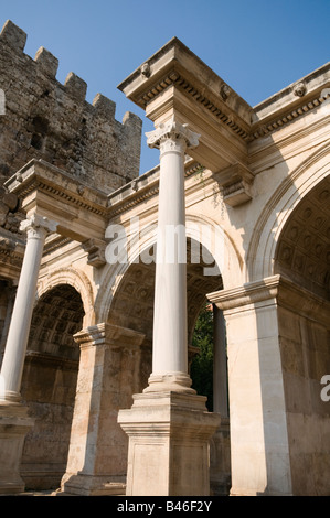 Hadrians Gate Antalya Turkey Stock Photo