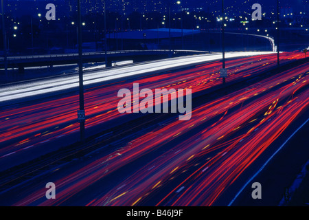 Highway #401, Toronto, Ontario, Canada Stock Photo