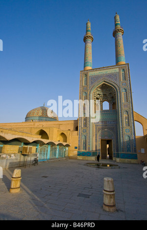 Jameh Masjid or Friday Mosque in Yazd Iran Stock Photo