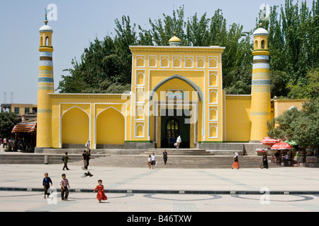 Id Kah Mosque in Kashgar in Xinjiang Province China Stock Photo