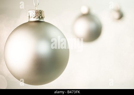 Christmas baubles Stock Photo