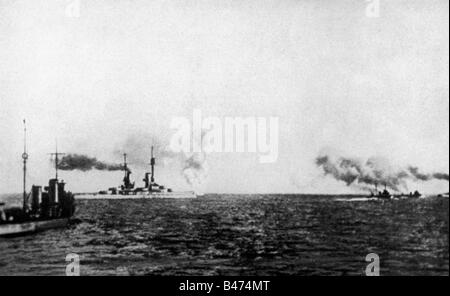 First World War Warships Stock Photo - Alamy