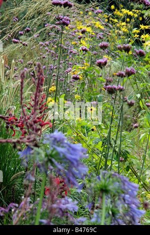 THE STONE GARDEN AT HOLBROOK DEVON IN LATE SEPTEMBER Stock Photo