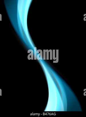 A wavy abstract layout great for use as a design template or background Stock Photo